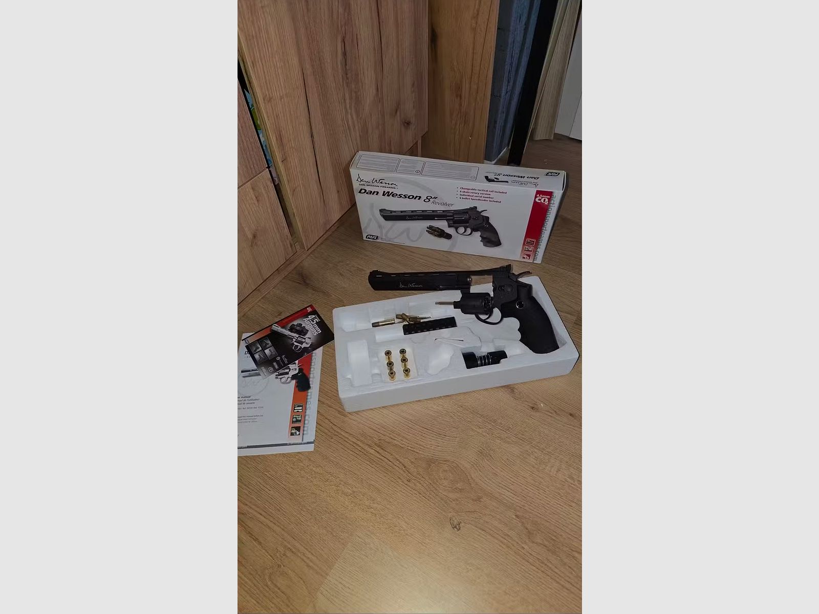  ASG Dan Wesson 8 Zoll 4,5mm CO2 Revolver