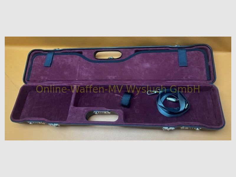 Valigia compatta per fucile a doppia canna in plastica ABS resistente ai graffi fino a 76 cm