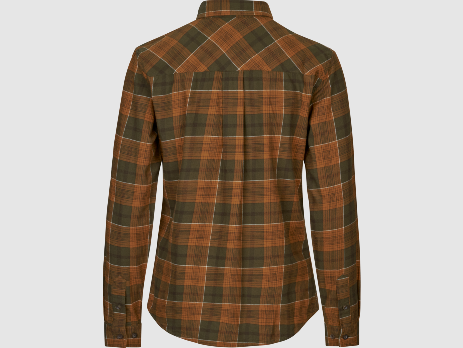 Camisa de mujer Seeland Skye Flannel - Grizzly Brown/Terracotta Check (40278801200), imagen 2 de 9