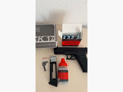 Umarex Glock 17 Gen5 CO₂ 4,5 mm BB Blowback – Comme neuf + OVP + Facture + 8 CO₂ + BBs