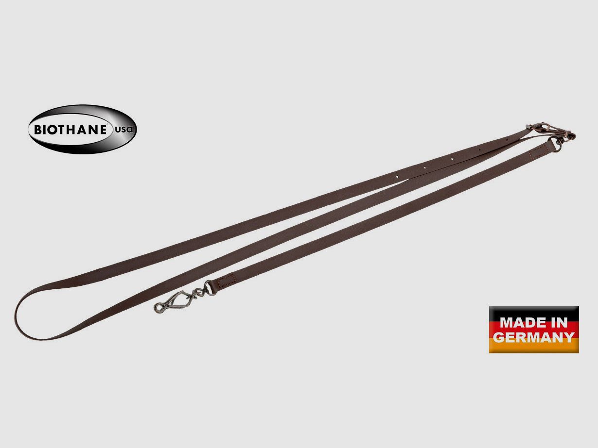 Laisse de transport AKAH BioThane marron