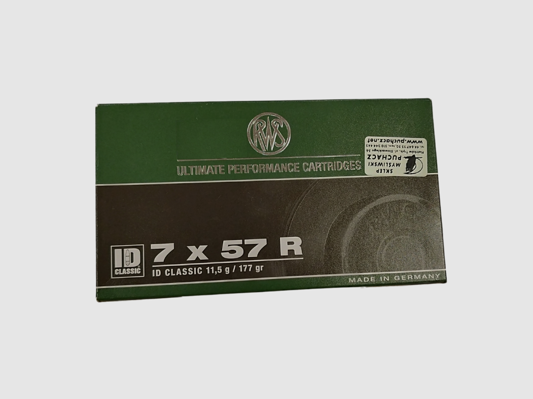 Amunicja RWS 7x57R ID 11,5g, zdjęcie 3 z 3