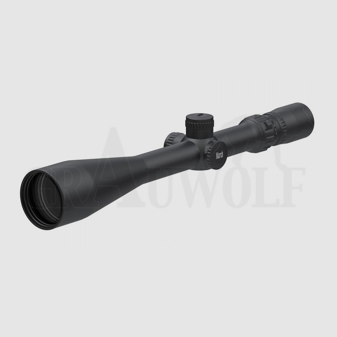 March Target 10-60x52 SFP Zielfernrohr 1/8" Dot Absehen 1/8 Klickverstellung