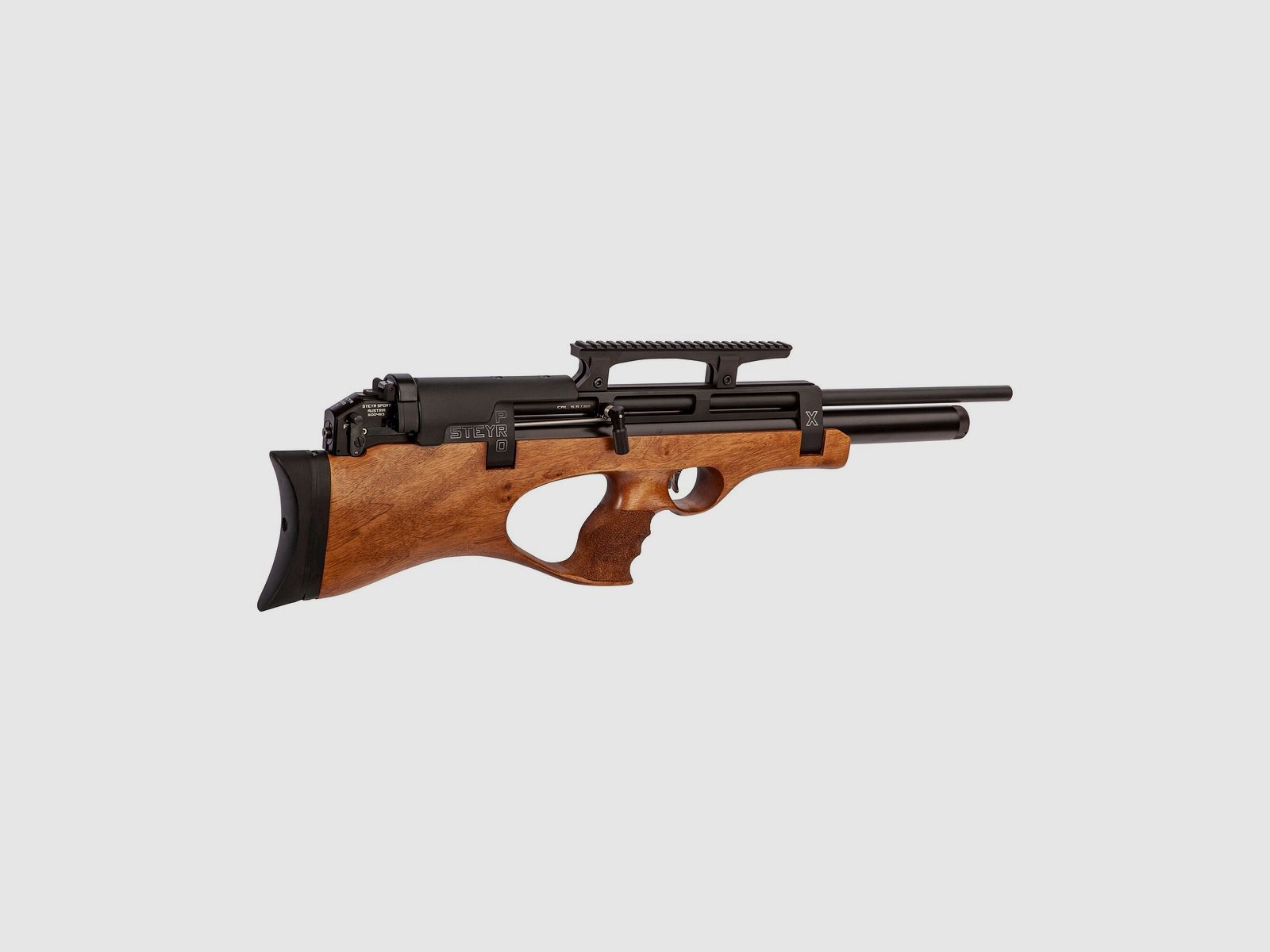 Steyr Luftgewehr PRO X Kaliber 5,5 mm - schwarze Kartusche