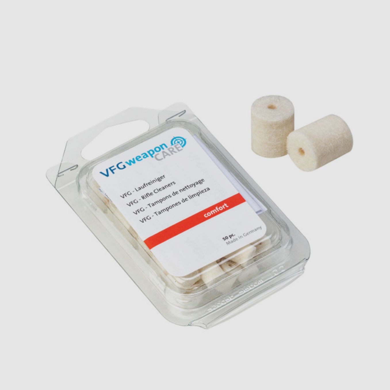 VFG 331952 cal. 6,5 mm Laufreiniger für Büchsen Comfort 50 Stück
