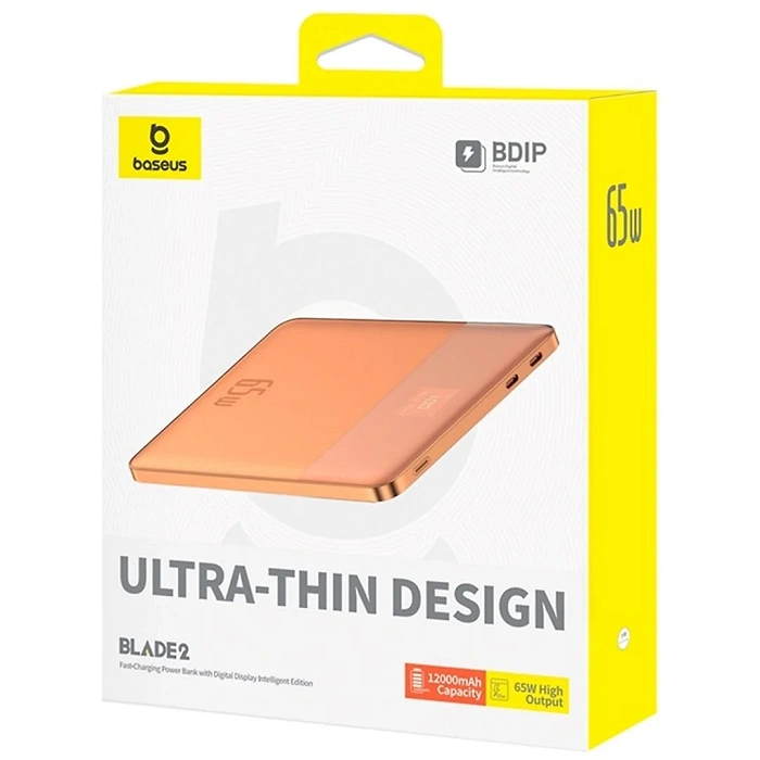 Batería externa Baseus Blade2 12000mAh (gris), imagen 3 de 4