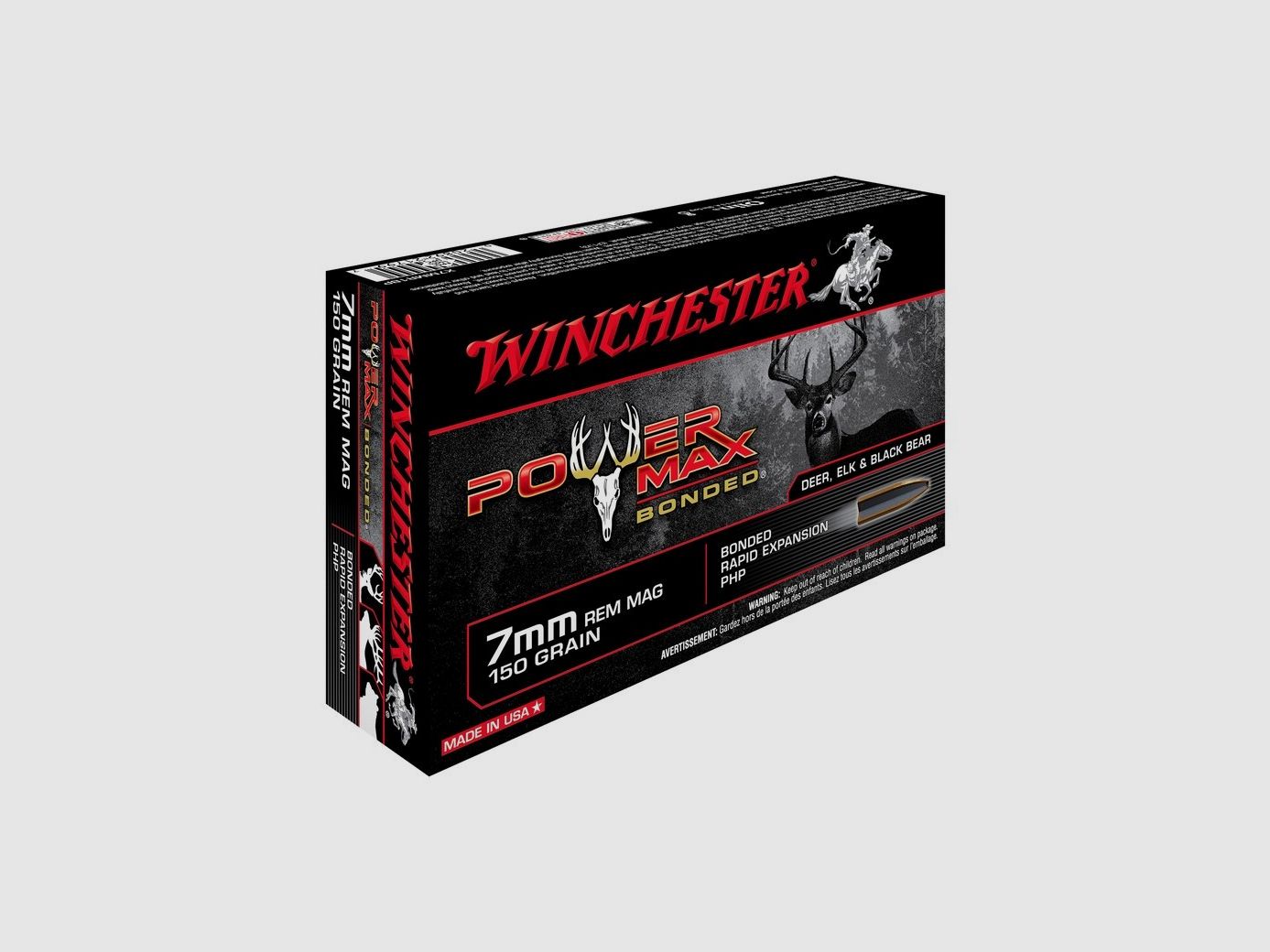 MUNITION WINCHESTER 7RM 150GR POWER MAX