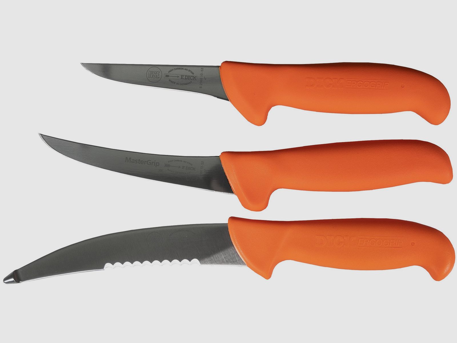 Dick Messer-Set Ergogrip Outdoor 3-teilig