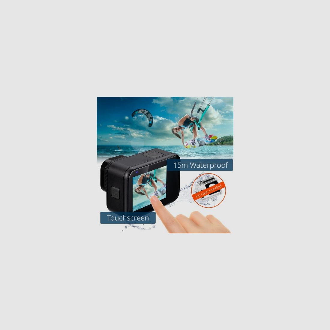 NATIONAL GEOGRAPHIC 4K Ultra-HD 60fps Wi-Fi Sportkamera Explorer 7, Bild 12 von 13