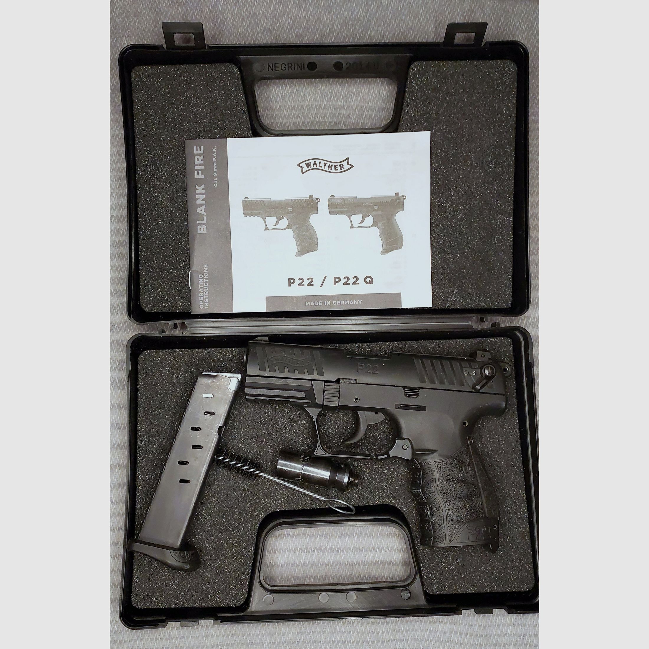 Walther P22Q Schreckschuss Pistole 9mm P.A.K. schwarz (PTB 778)