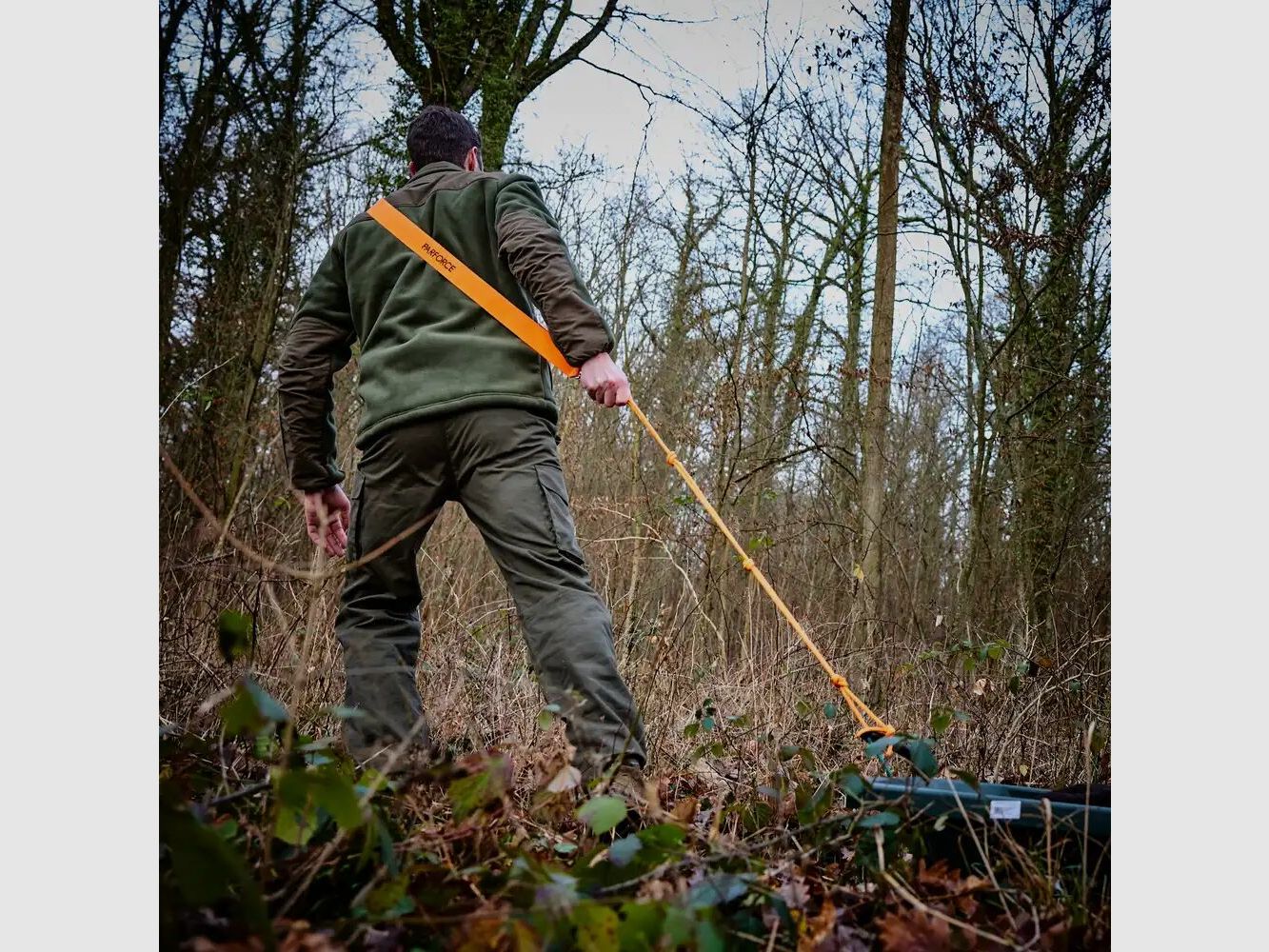 Parforce Wildwanne Profi oliv - Schlittenform