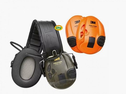 PELTOR SporTac III elektronische Ohrenschützer grün und/oder orange