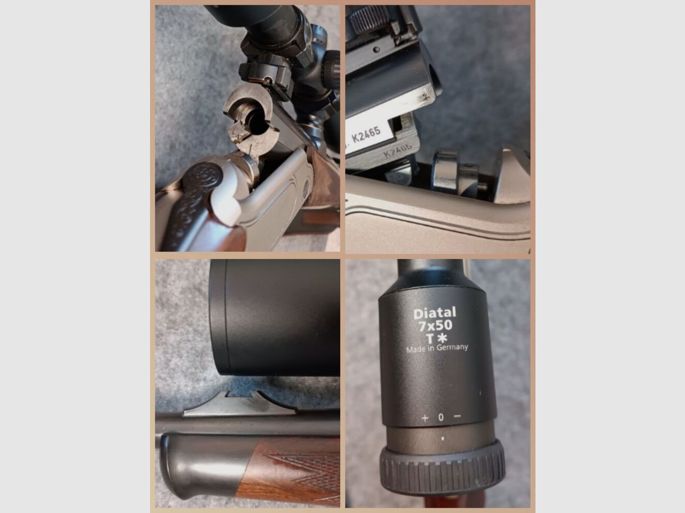 Merkel K5 Kipplaufbüchse Standard mit ZF Zeiss Diatal 7x50 T*