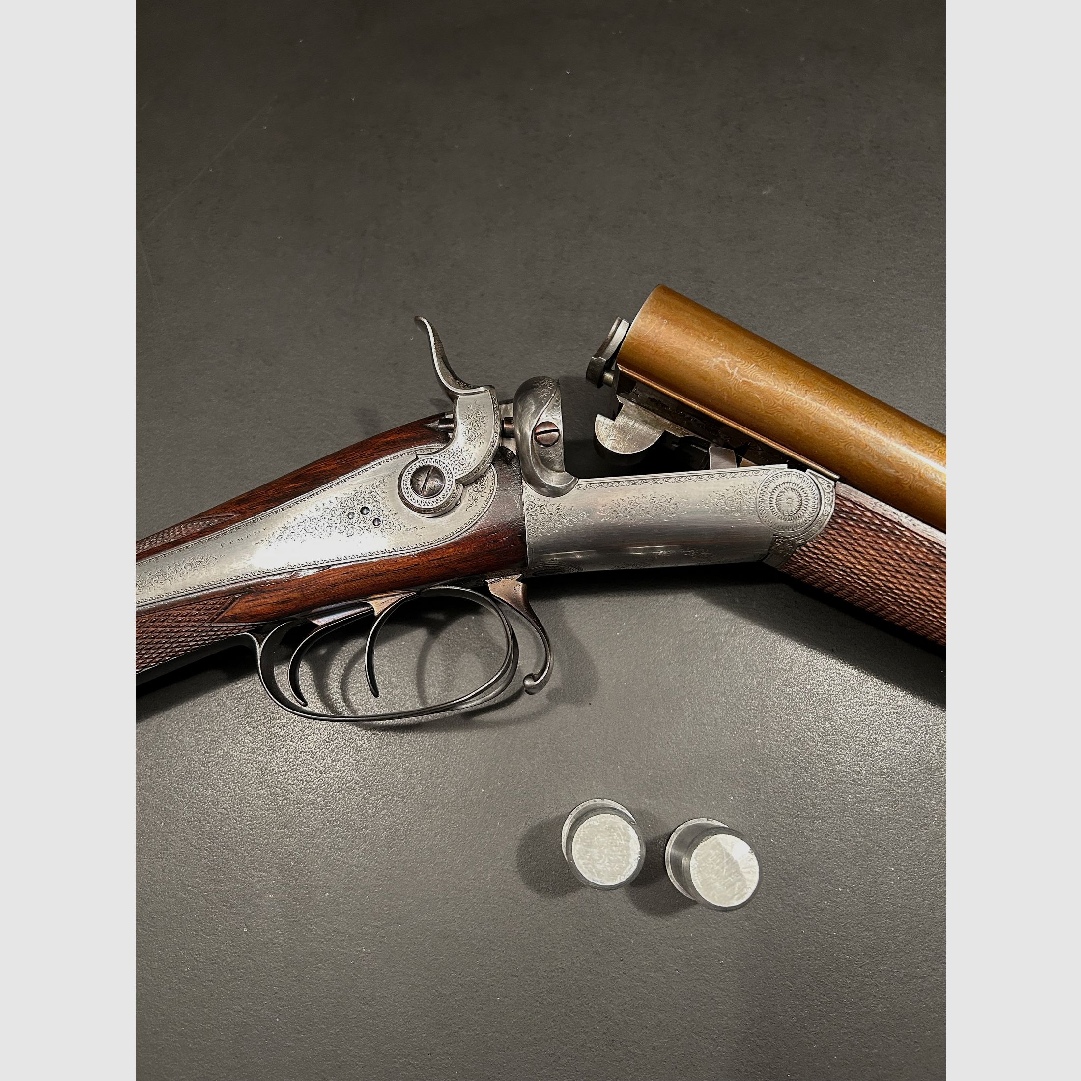 Purdey & Son double-barrel shotgun 12/65 - historical hunting weapon