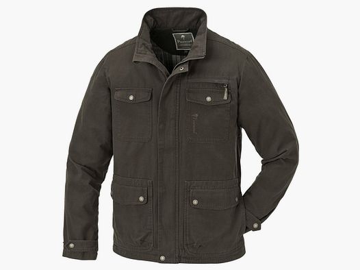 Jacke Hastings Canvas dunkelbraun