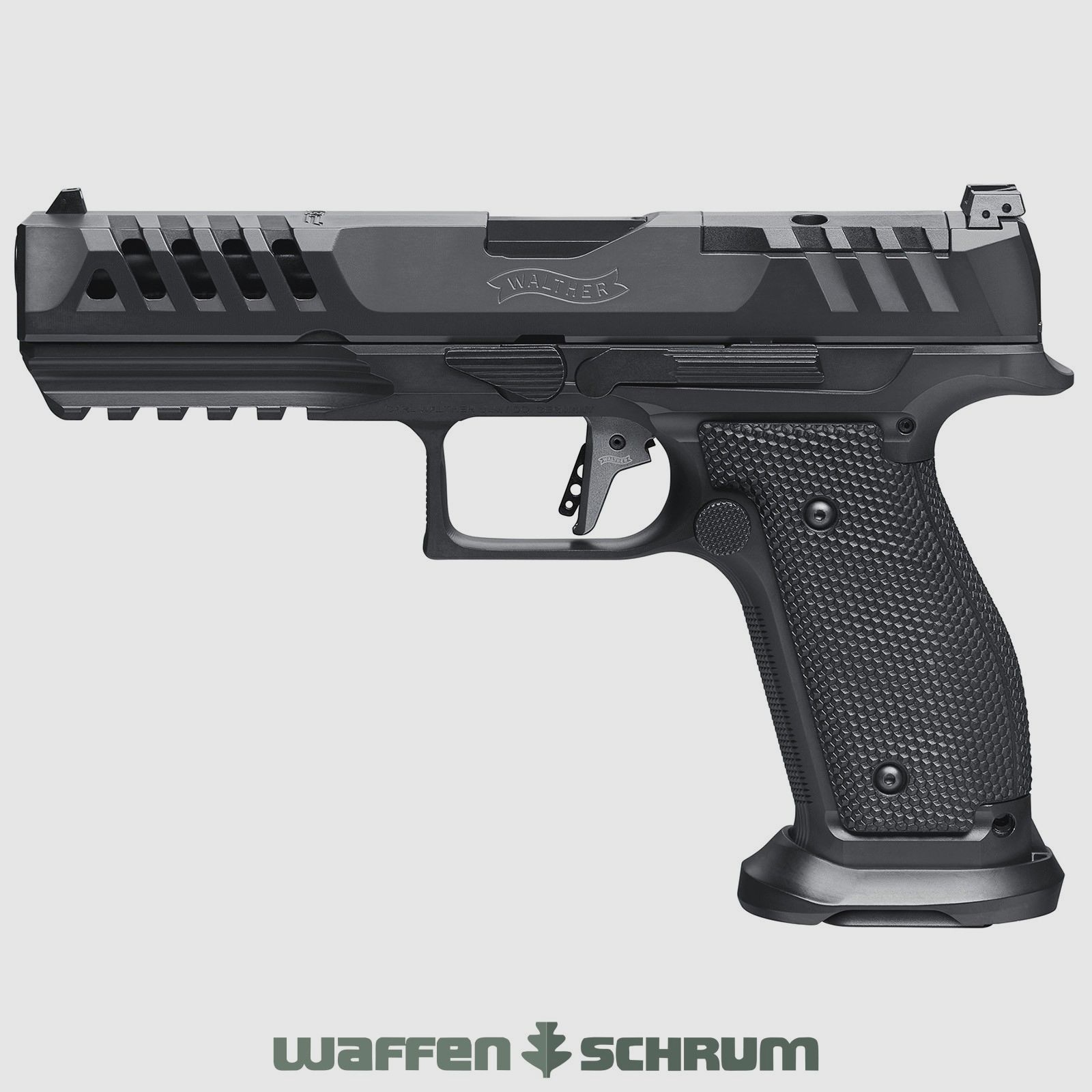 Walther PDP Steel Frame Match Full Size 5'' Steel Grip Frame