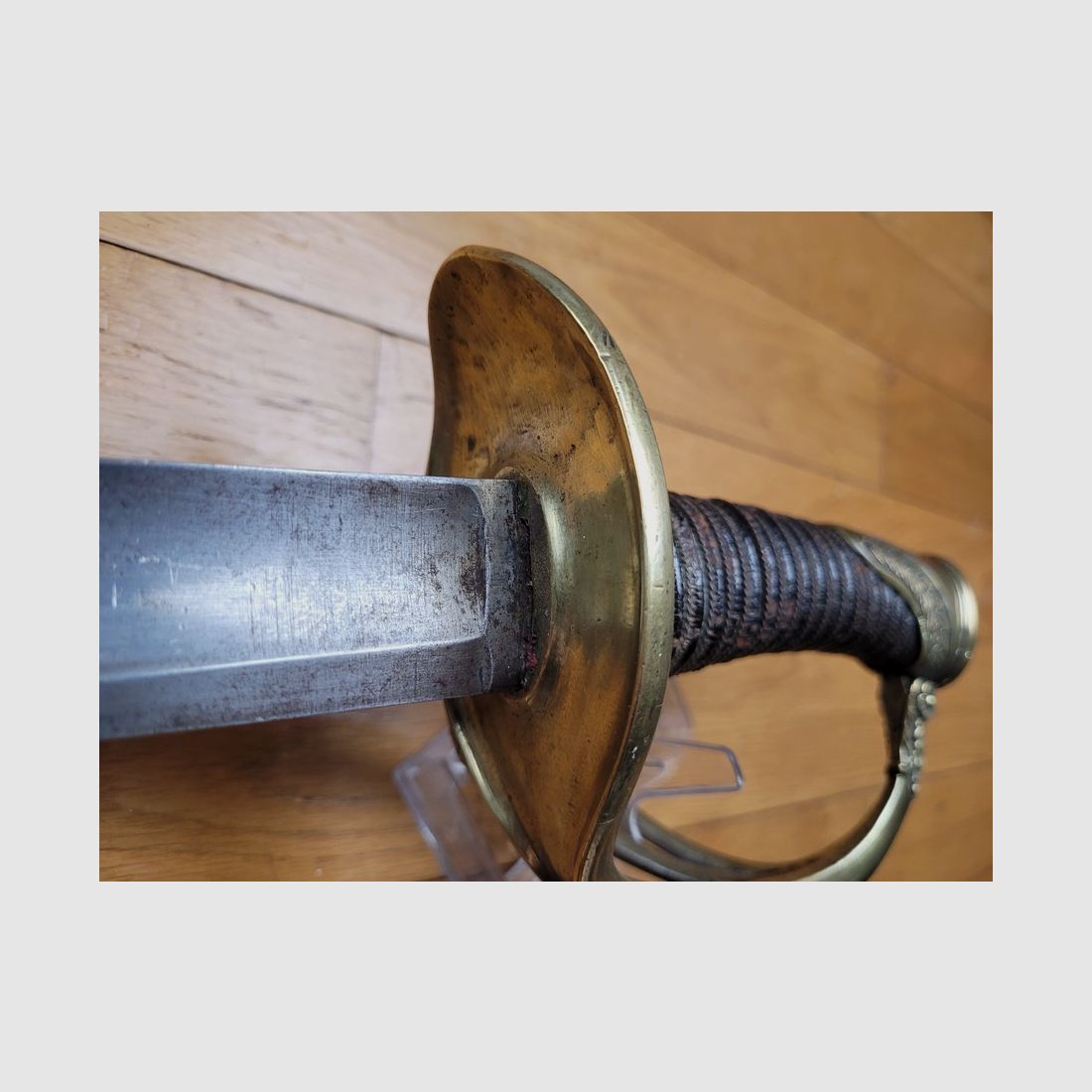 Säbel Offizier der leichten Kavallerie Mod. 1822 unmodifiziert 1882 Klingenthal 1831 – 9. Jäger zu Pferd Futteral der Vorschrift 1822 – TBE, Bild 13 von 27