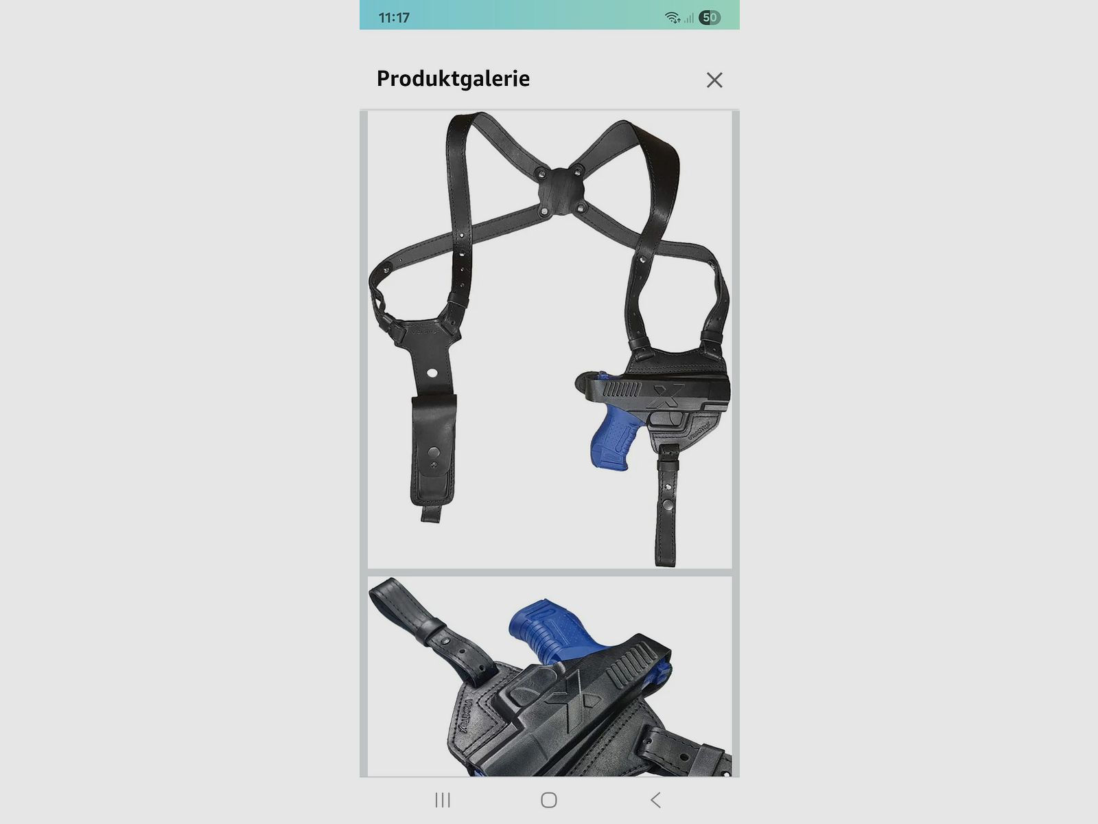 VLAMITEX S5 SCHULTERHOLSTER FÜR ZB WALTHER P99 ! !