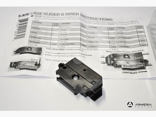 Replacement part for Lee Press Case Slider and Riser Block
