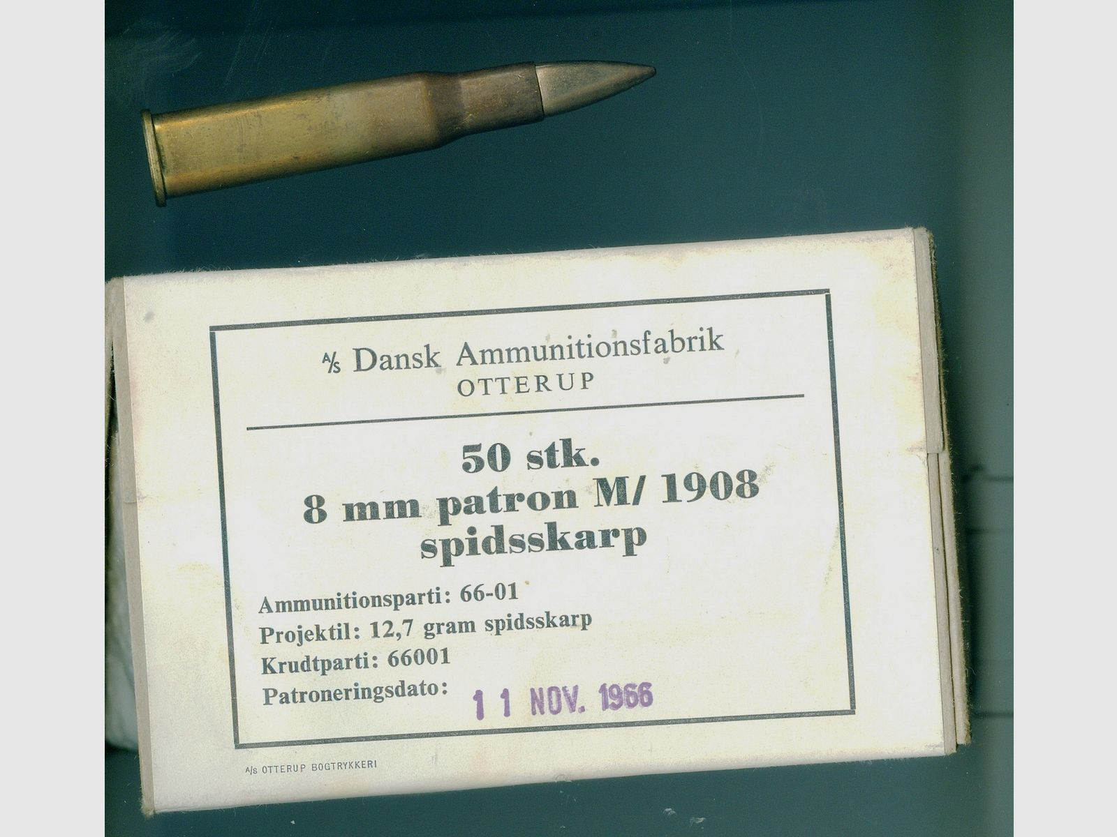 8X58 RD Original Patronen