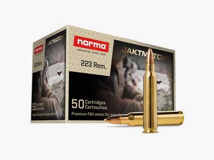 NORMA Jaktmatch .223 Remington FMJ 3,6g/55gr