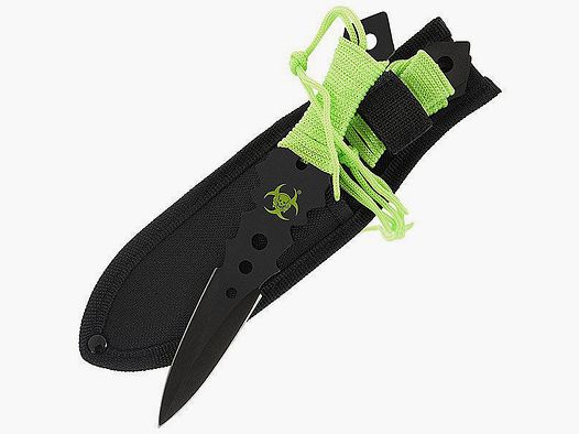 Throwing knife 3-piece set with nylon sheath