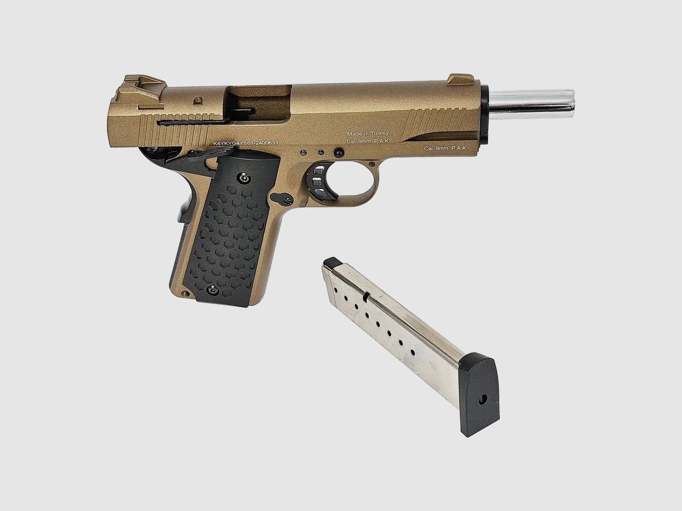 Kuzey 911 Bronze 9mm P.A.K. – Colt 1911 Nachbau