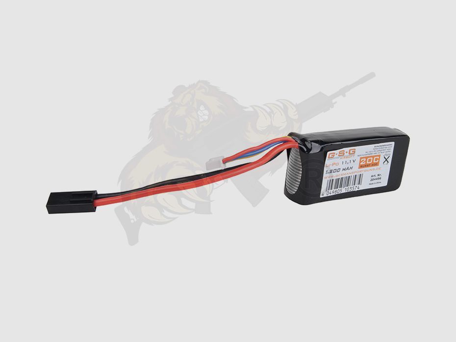 GSG Airsoft LiPo Akku 11.1V 1200mAh, 20C PEQ Micro Type