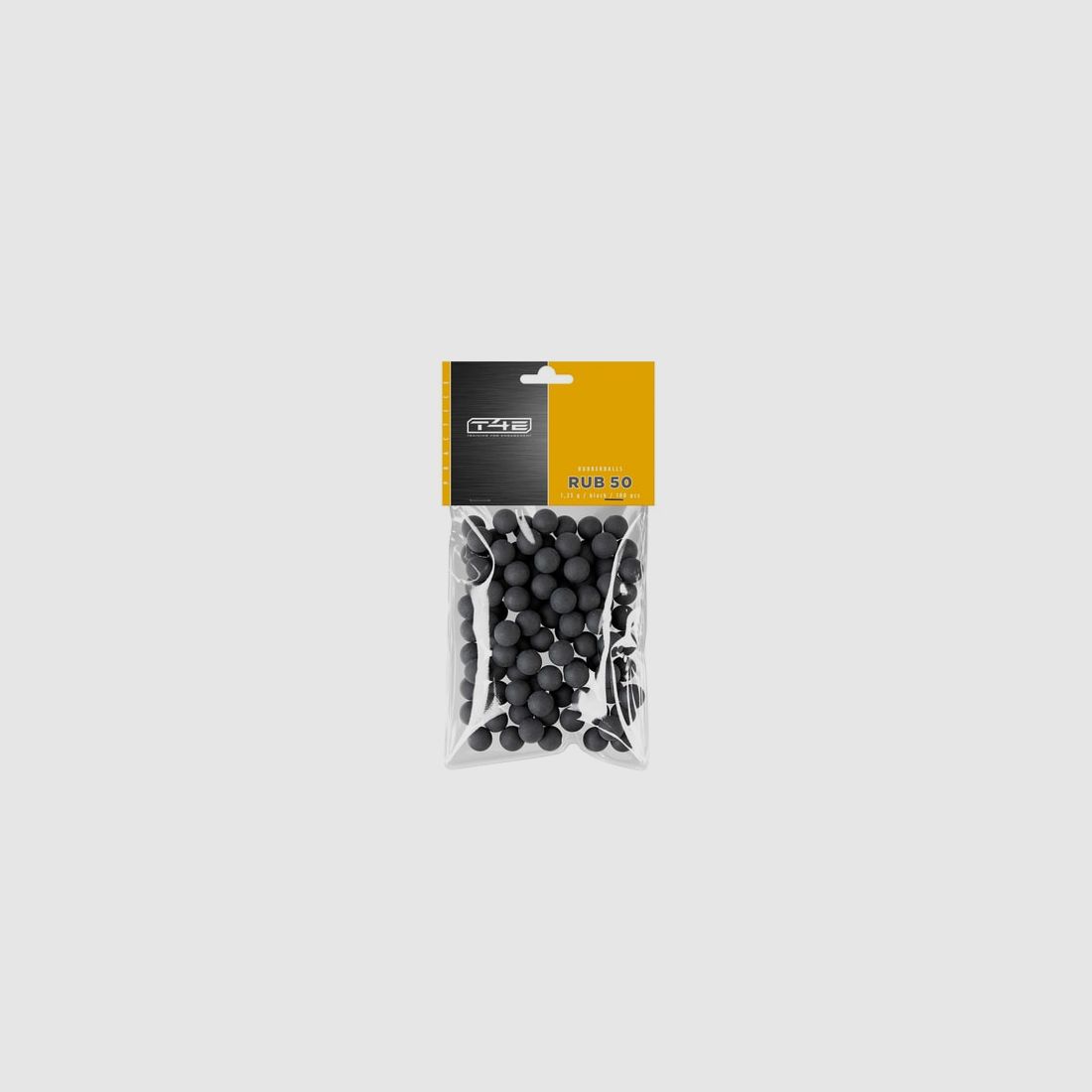 T4E RB 50 Prac Series Rubber Bullets .50 1.23 g 100-pack