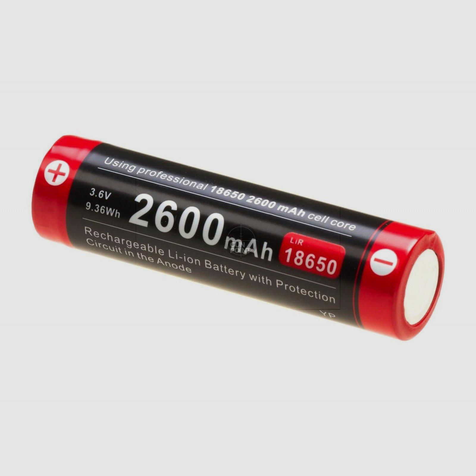 Klarus 18650 Battery 3.7V 2600mAh Micro-USB