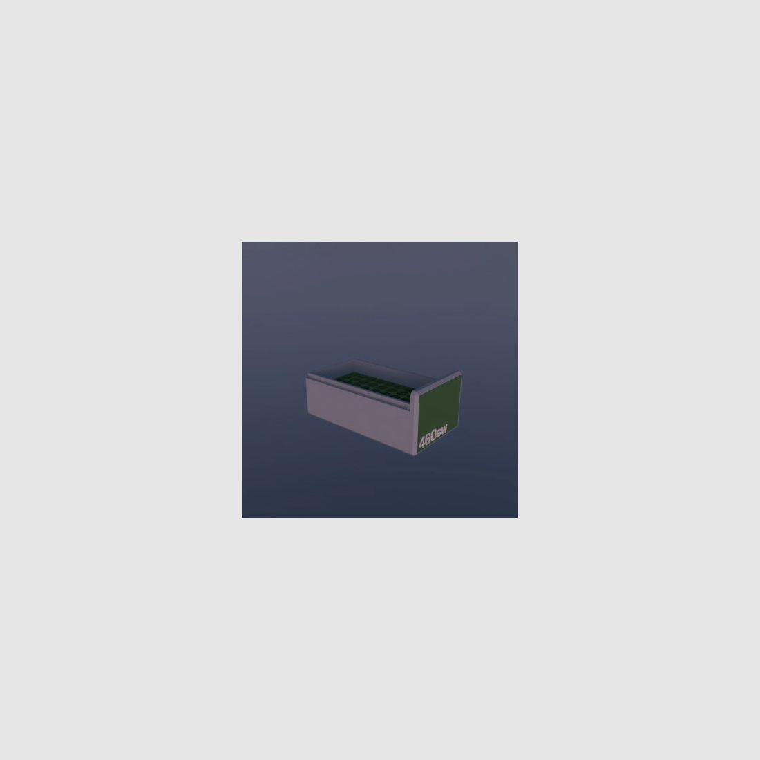 Filamelt Munitionsbox / .460 S&W Magnum / ‘Schiebedeckel’ / Patronenbox, Ammo Box