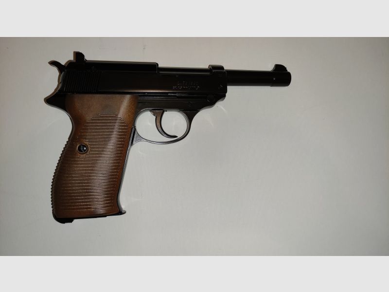 Walther P38 CO2 Luftpistole 4,5mm Stahl BB Blowback mit markings