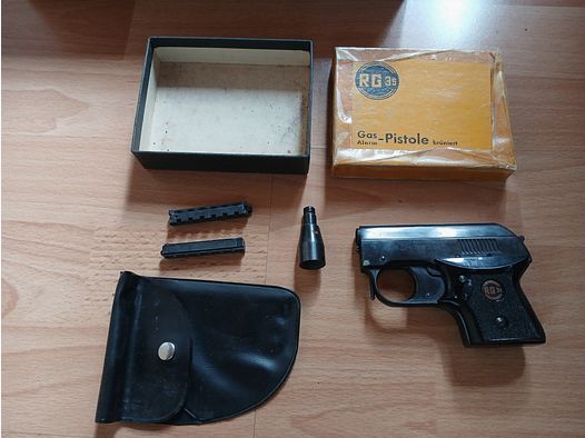 Röhm RG 3s Gas +Aalarmpistole - 6mm - brüniert 