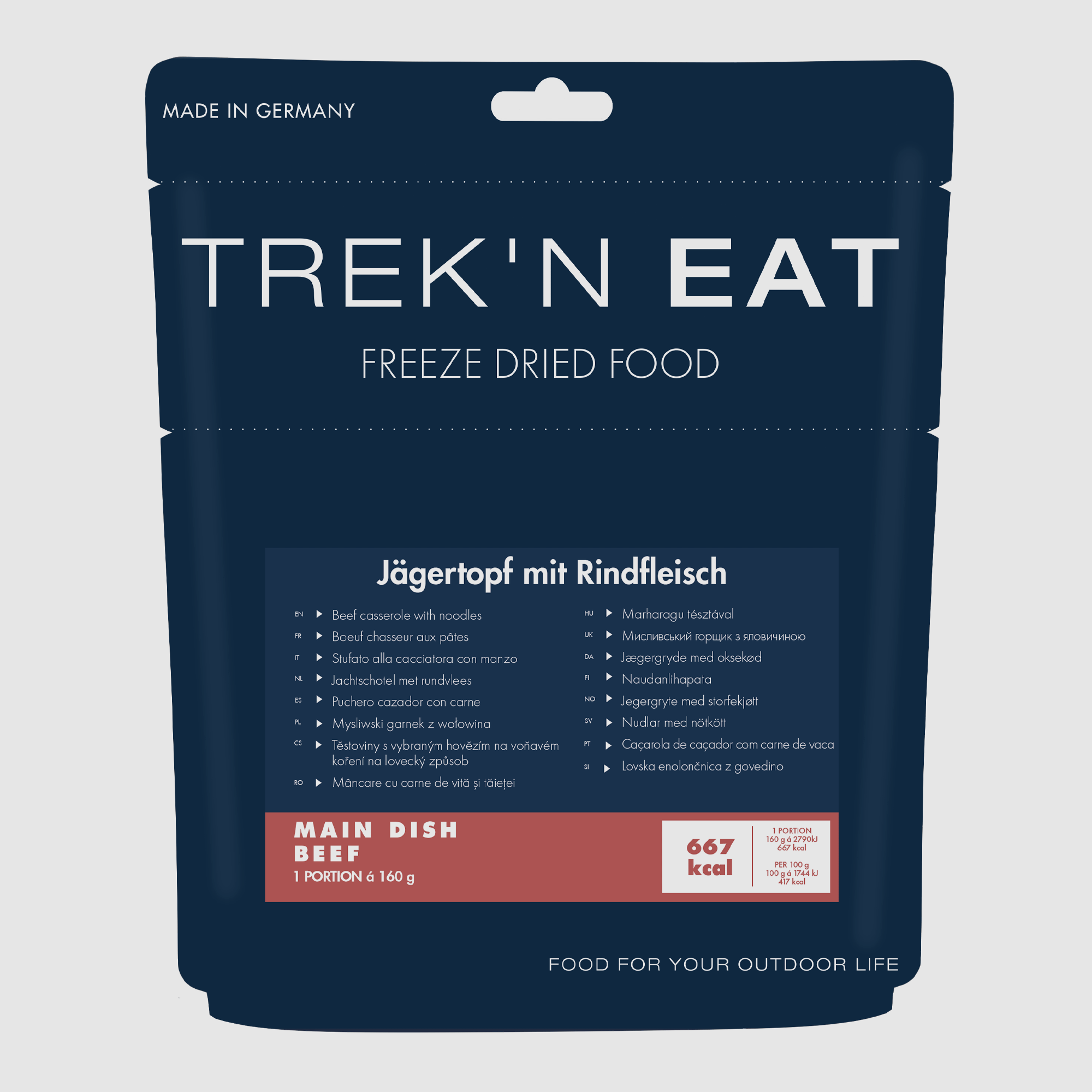Trek'n Eat Gulasz myśliwski z wołowiną i makaronem