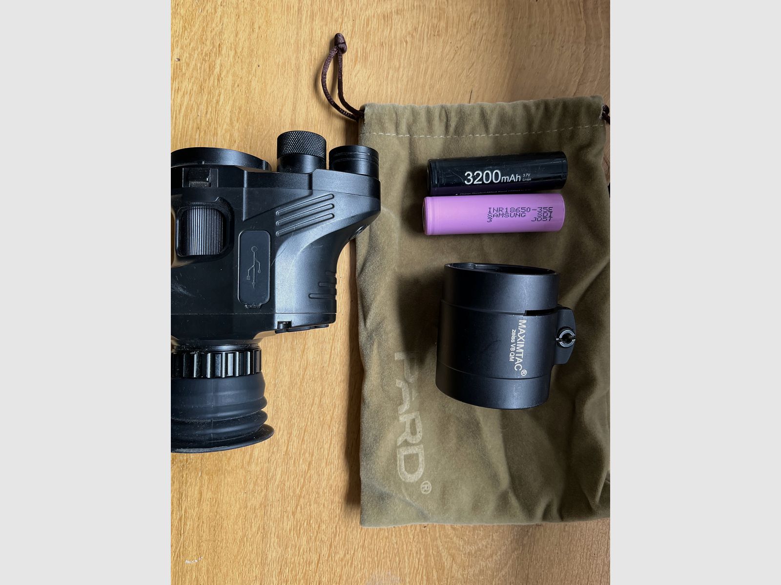 PARD NV007 Gen.2 mit Adapter Zeiss V8