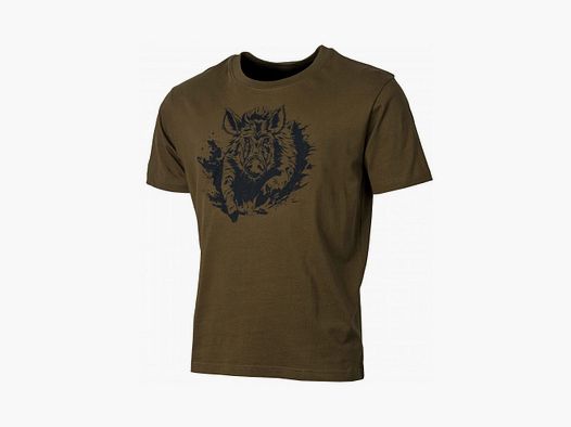 Khaki Wildzwijn T-shirt Kind Treeland