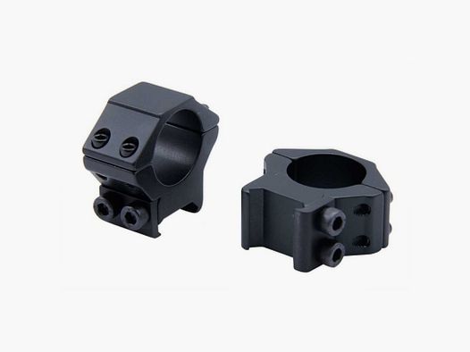 SCOPE RINGS ALUMINUM - Low - rail 21 (Weaver/Picatinny) - Tube 30