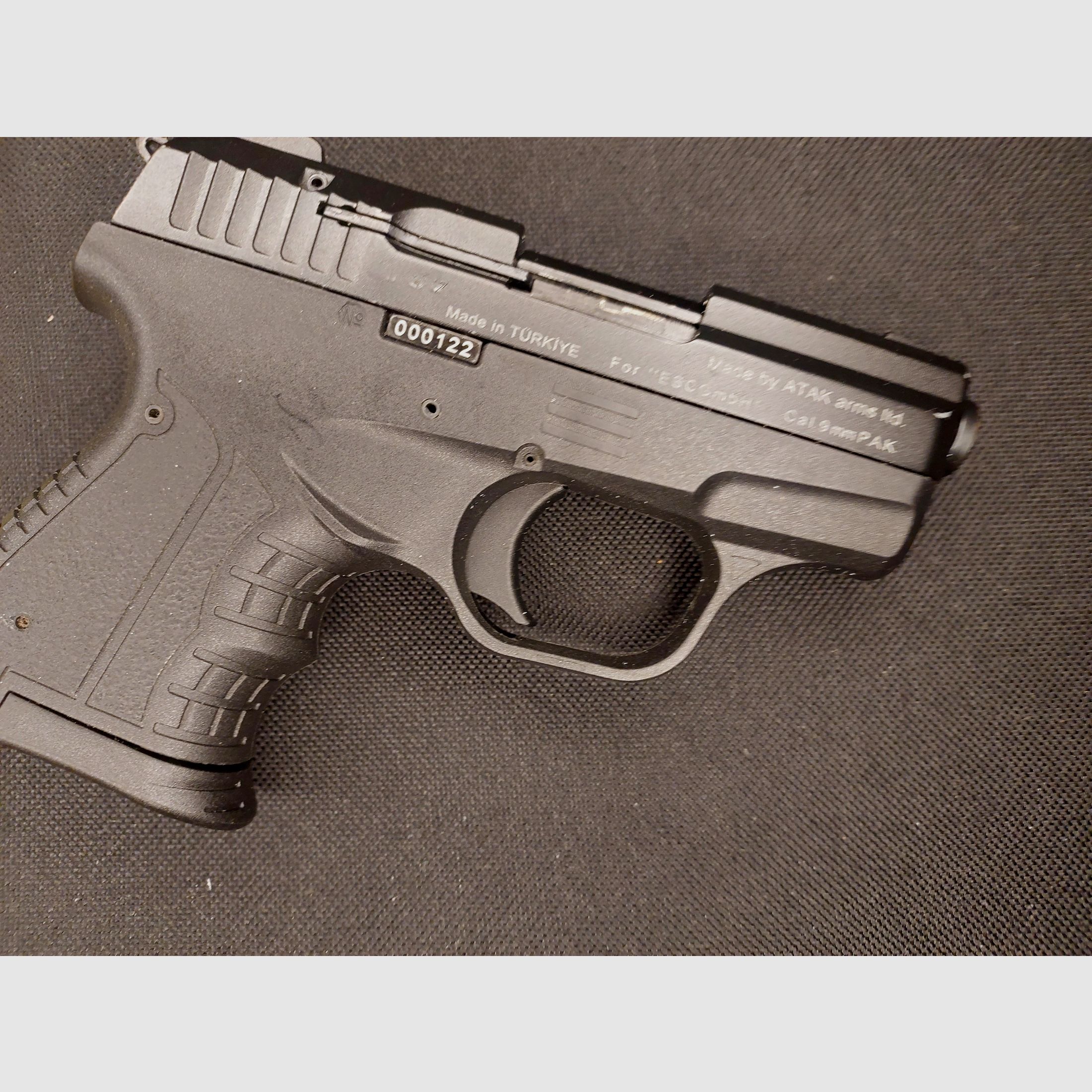 Zoraki 906 blank firing pistol 9mm P.A.K. (PTB 1012)