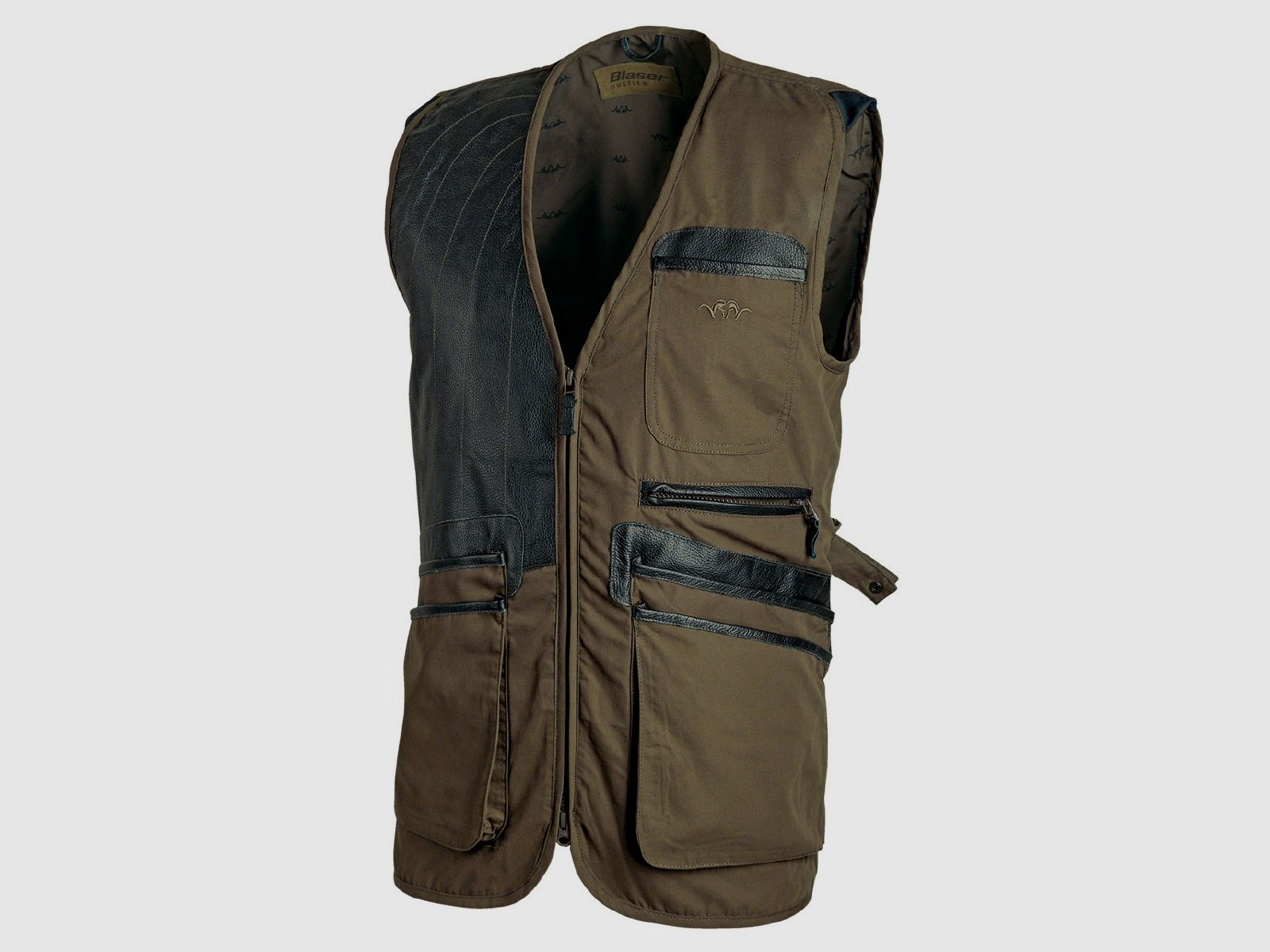 Blaser gilet da tiro per tutte le stagioni, per destrimani, marrone oliva, immagine 1 di 6
