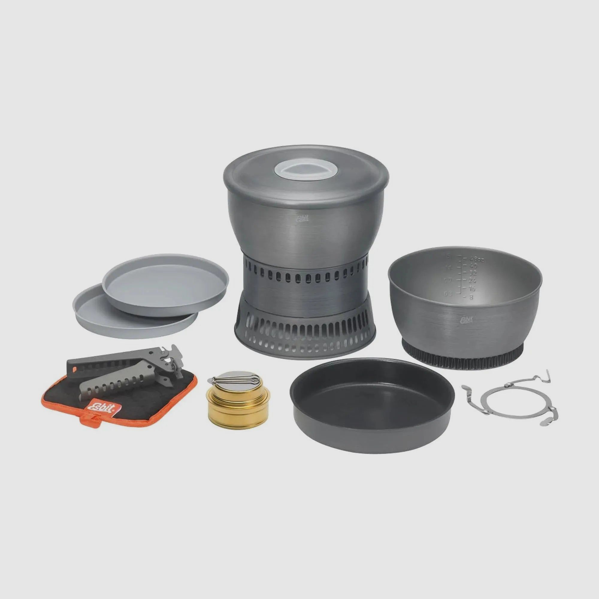 Esbit Spiritus Kochset Aluminium hartanodisiert