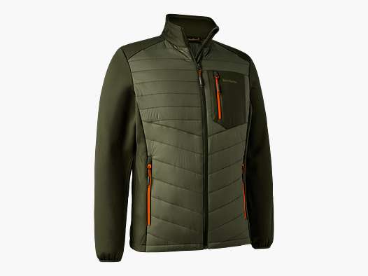 Chamois padded jacket - Forest Green - Size: 3XL