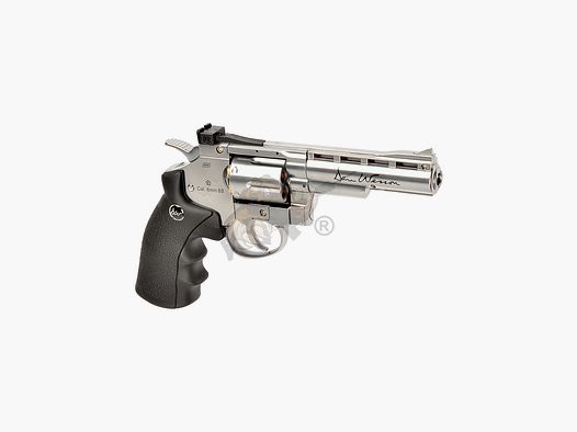 Dan Wesson Silver 4 Inch Revolver Full Metal Co2 -F-