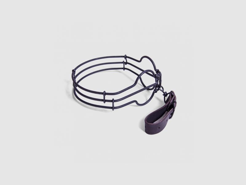 Double ring belt with safety and leather strap