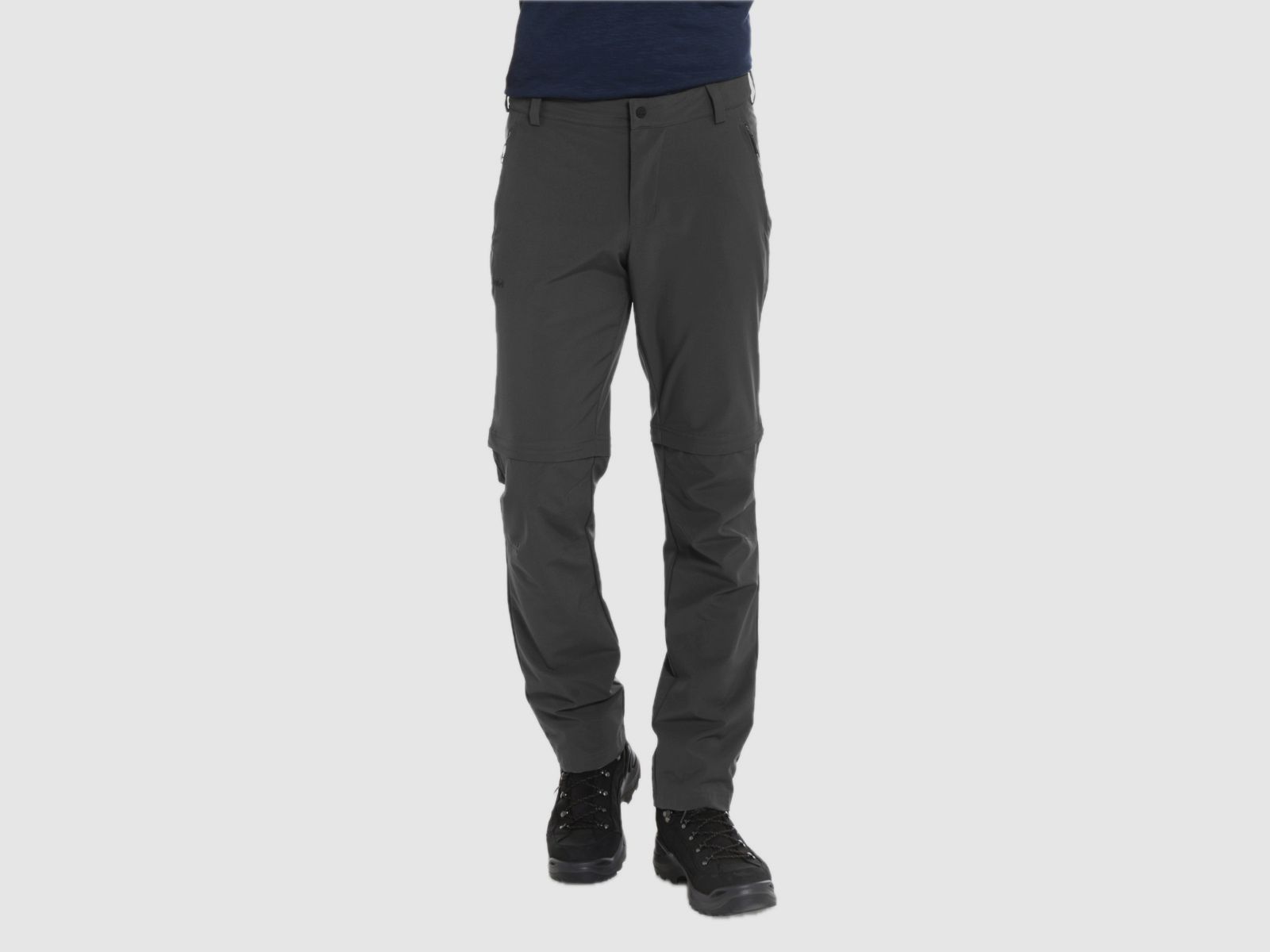 SCHÖFFEL Pants Folkstone Zip Off Grau