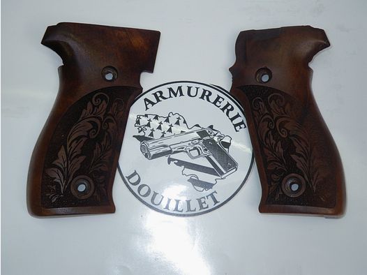 Plaquettes bois florale pour pistolet SIG P226
