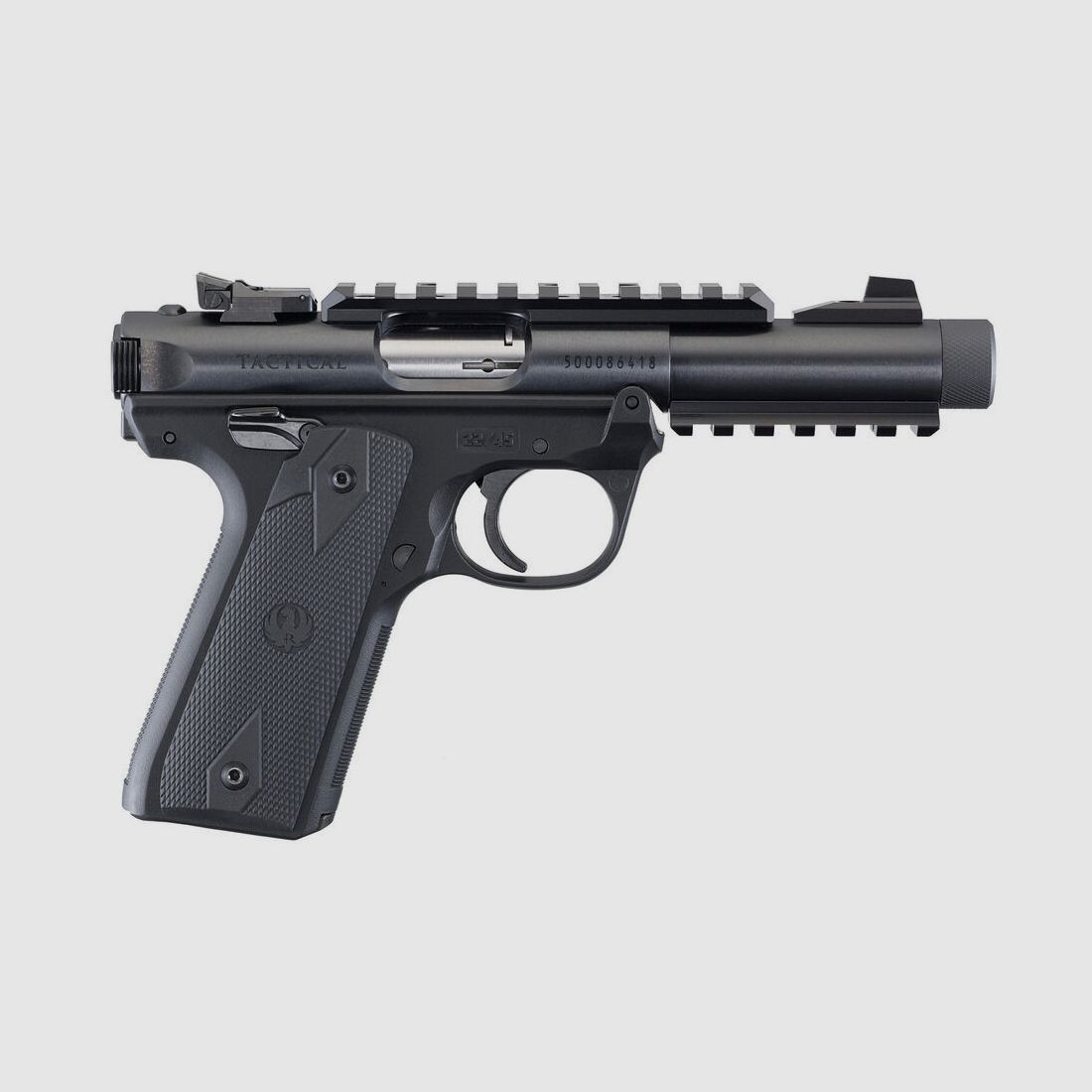 Ruger MARK IV 22/45 TACTICAL .22 LR 4.4"/11.18CM BLUED 1/2"-28