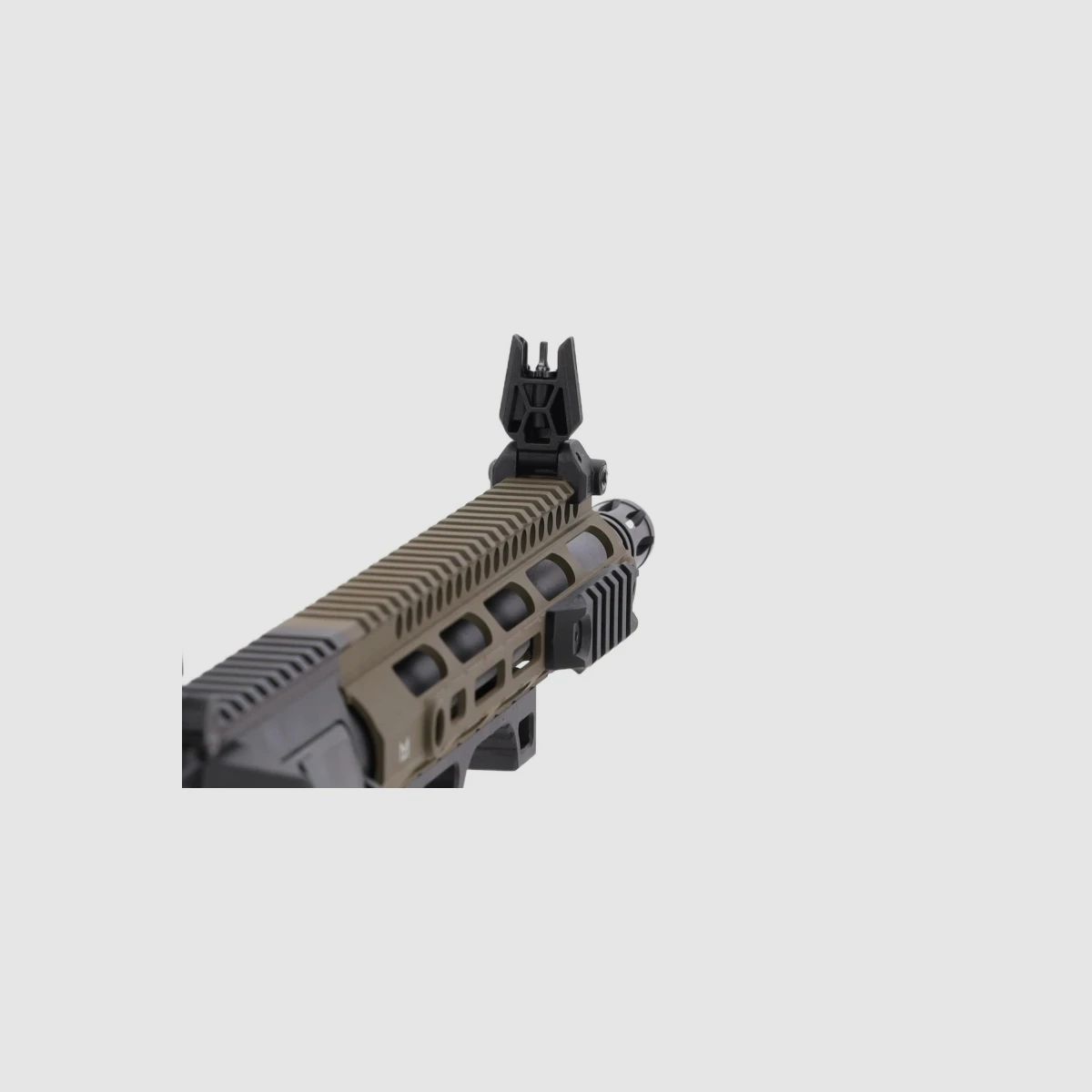 SA M4 Carbine M-LOK (SA-P20 PRIME™ Aster II ETU BLDC™) Rifle Airsoft Libre a partir de 18 - Negro/Oliva -F-
