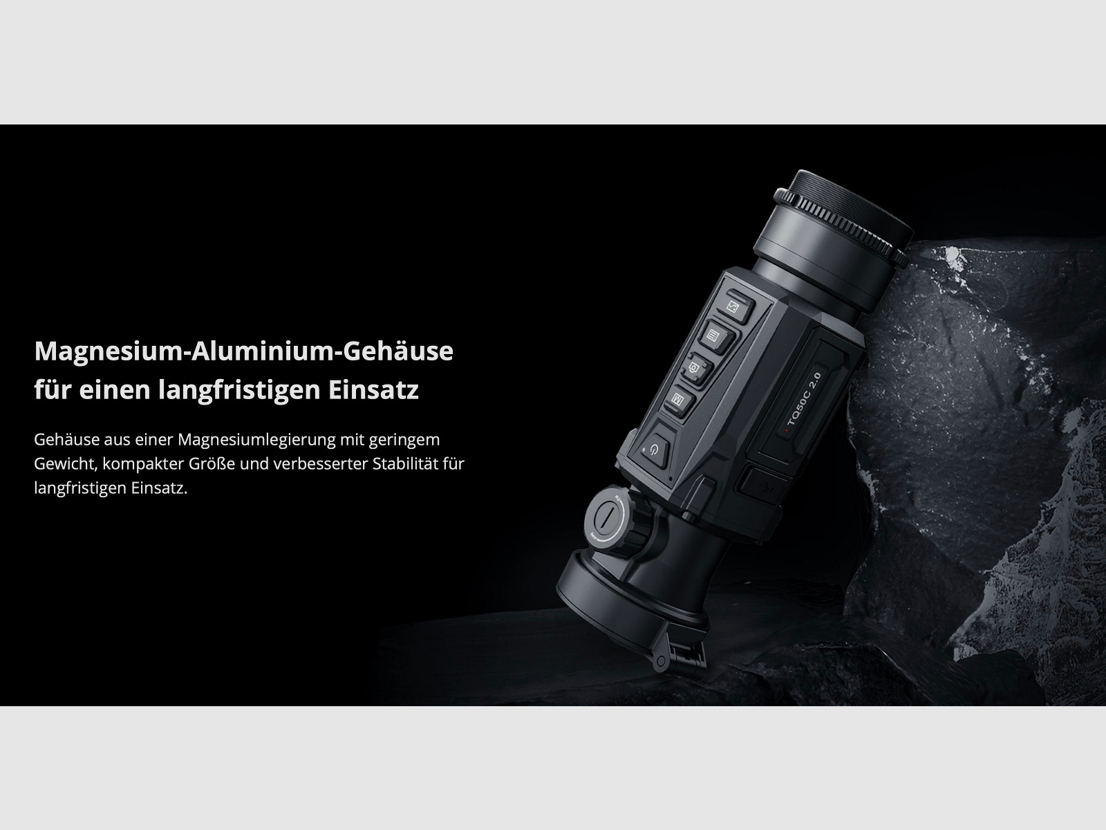 Hikmicro 50-2-086 Clip-On Thunder TQ50C 2.0 thermal imaging attachment 640 x 512 12µm less than 20 mK