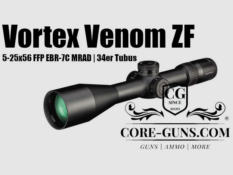 Vortex Venom 5-25x56 FFP EBR-7C MRAD Tu entrada en Long Range disponible de inmediato
