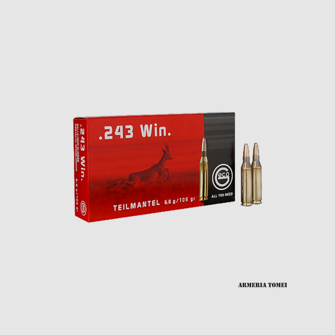 GECO – .243 Teilmantel 6,8g / 105gr